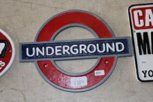 A reproduction Underground sign (223)