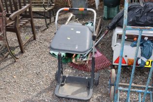 A garden waste bin