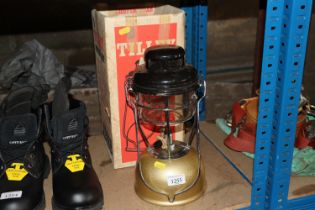 A Tilley lamp