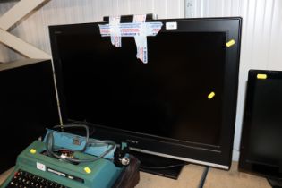 A Sony Bravia flat screen television