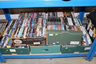 Five boxes of DVD's