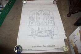 A collection of railway construction plans contain