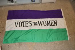 A Vote For Women style flag