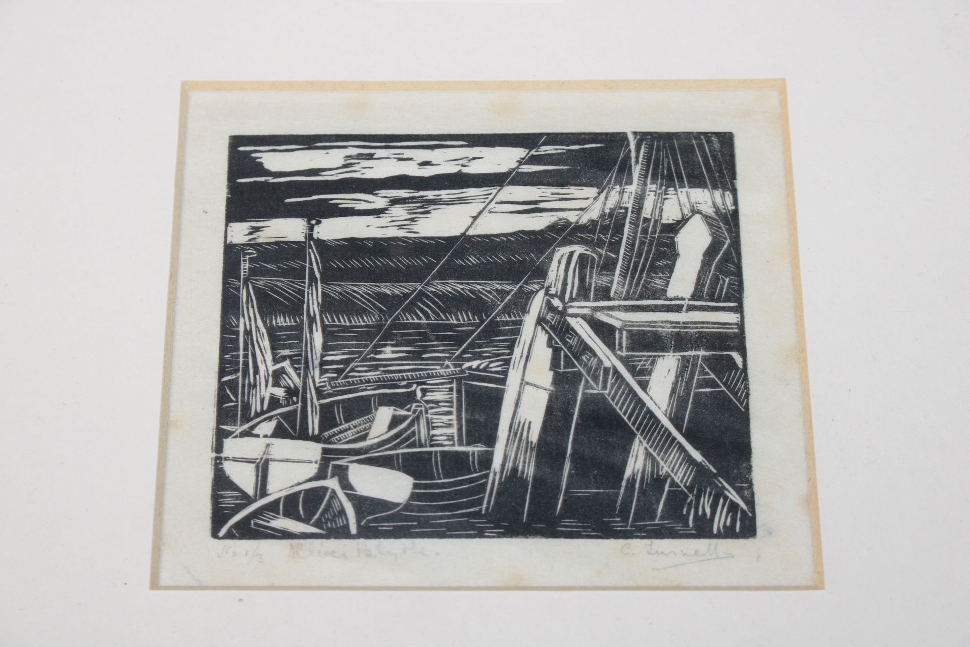 Cynthia Turnell, limited edition wood engraving "R - Image 2 of 5
