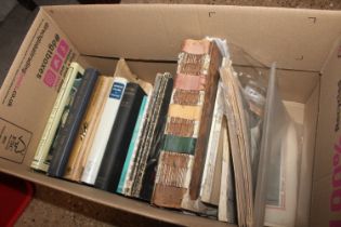 A box of assorted books on militaria and war
