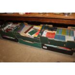 Six boxes of miscellaneous books