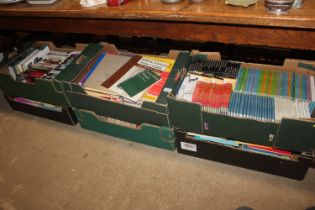 Six boxes of miscellaneous books
