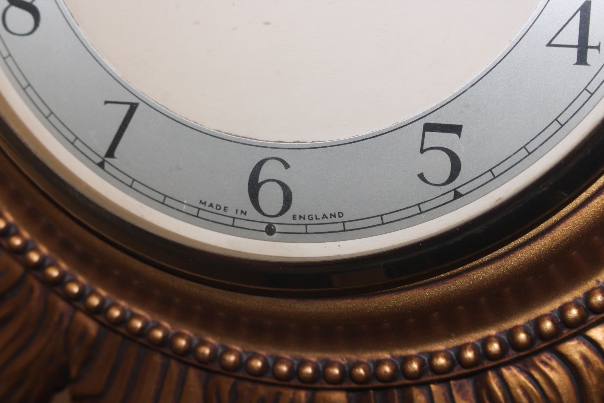 A Smiths gilt sunburst wall clock - Image 3 of 4
