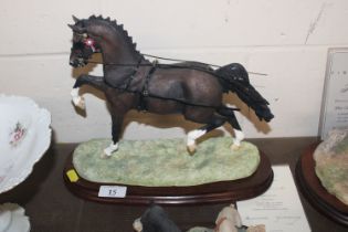 A Border Fine Arts figure "Hackney" No.341/950