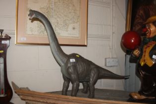 A large model of a Brachiosaurus