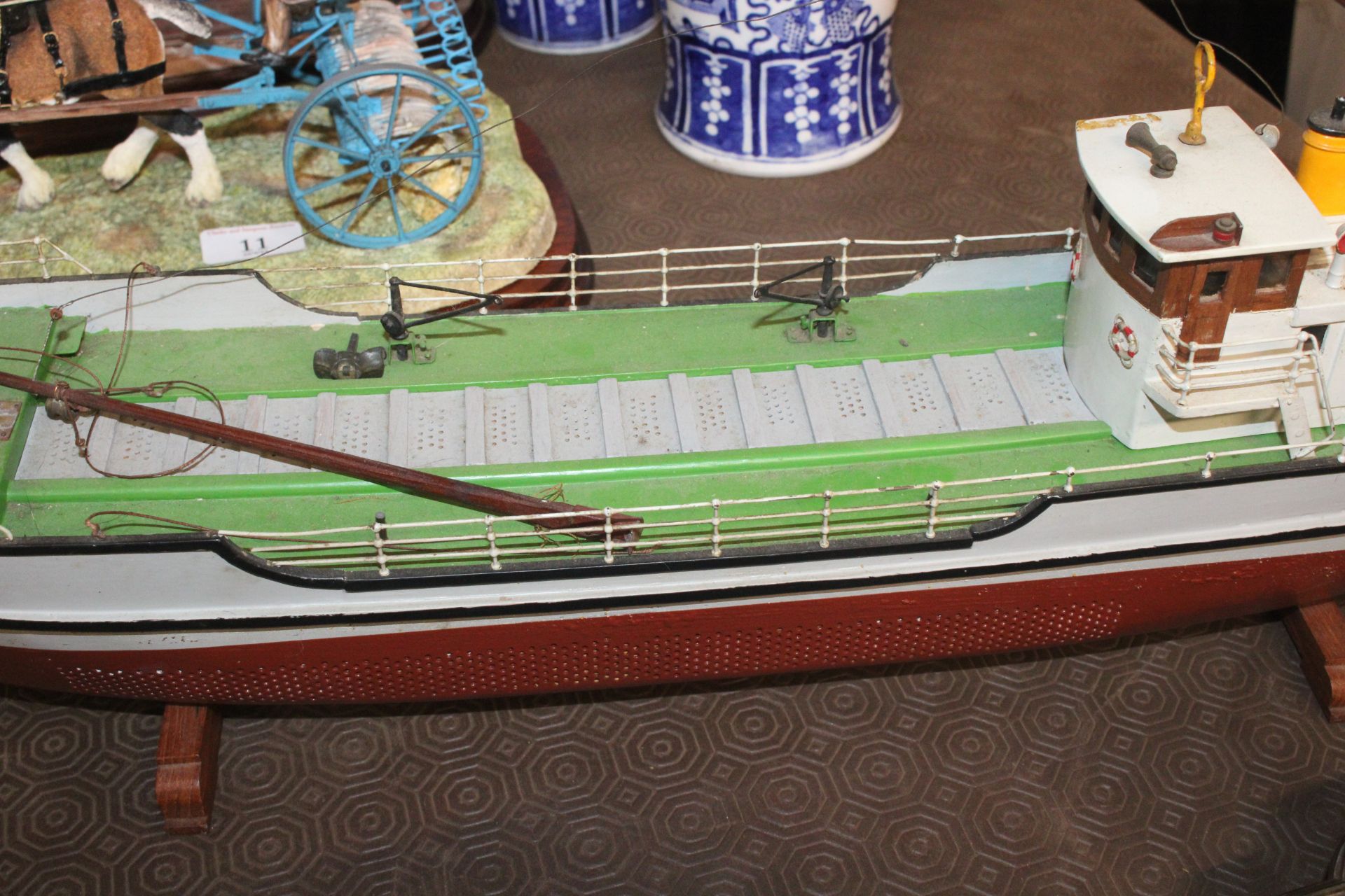 A model of the cargo ship "Peiter Geertruida" - Image 3 of 7