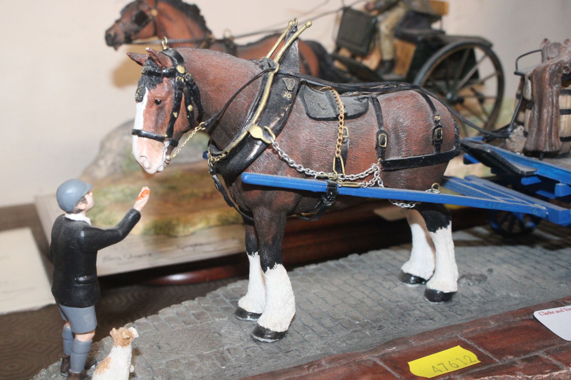 A Border Fine Arts figure group "Guinness Dray" No - Image 8 of 11