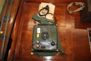 A British Army Field radio set