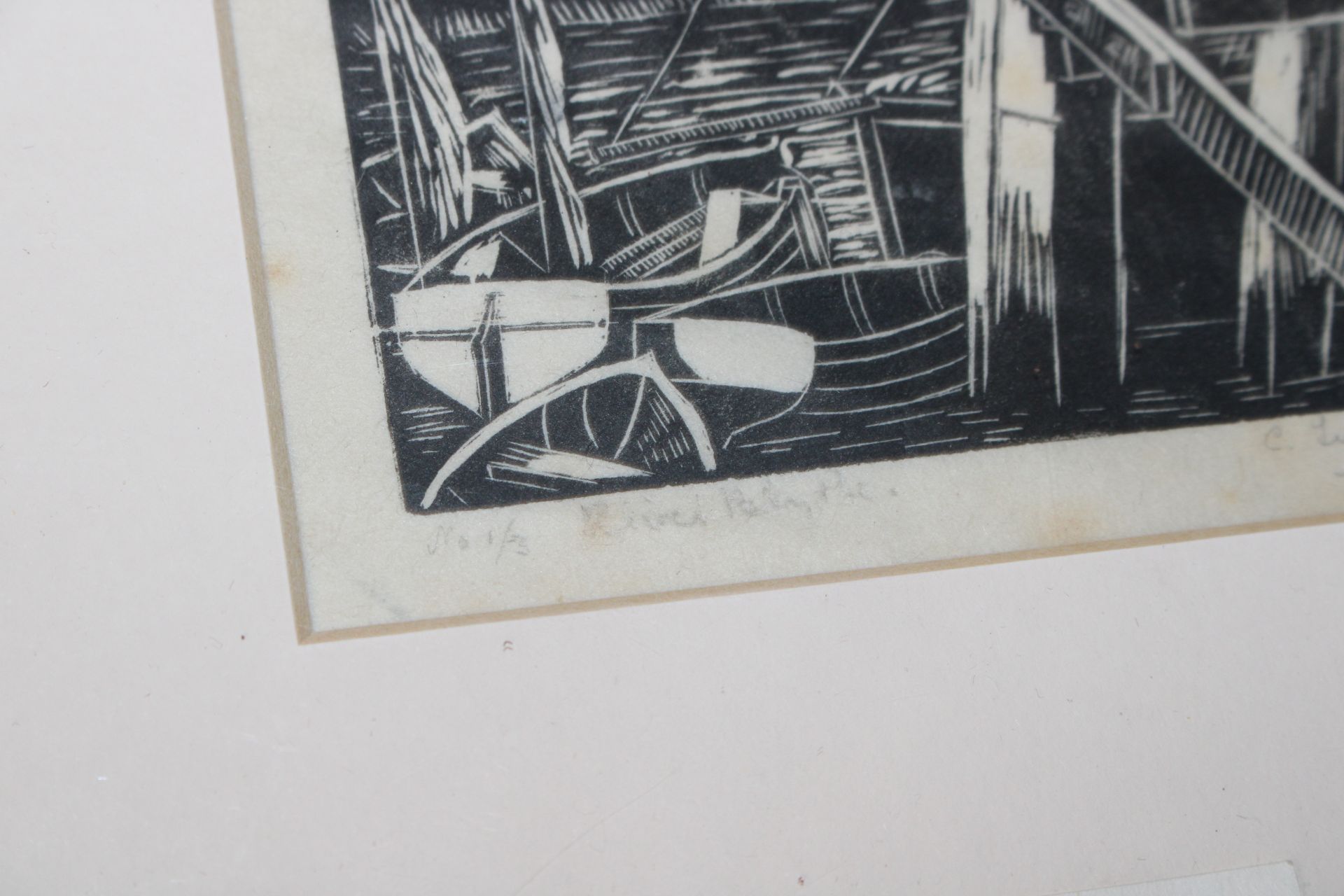 Cynthia Turnell, limited edition wood engraving "R - Image 4 of 5