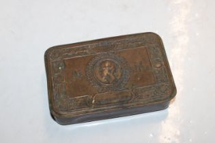 A 1914 Gift To The Troops tin