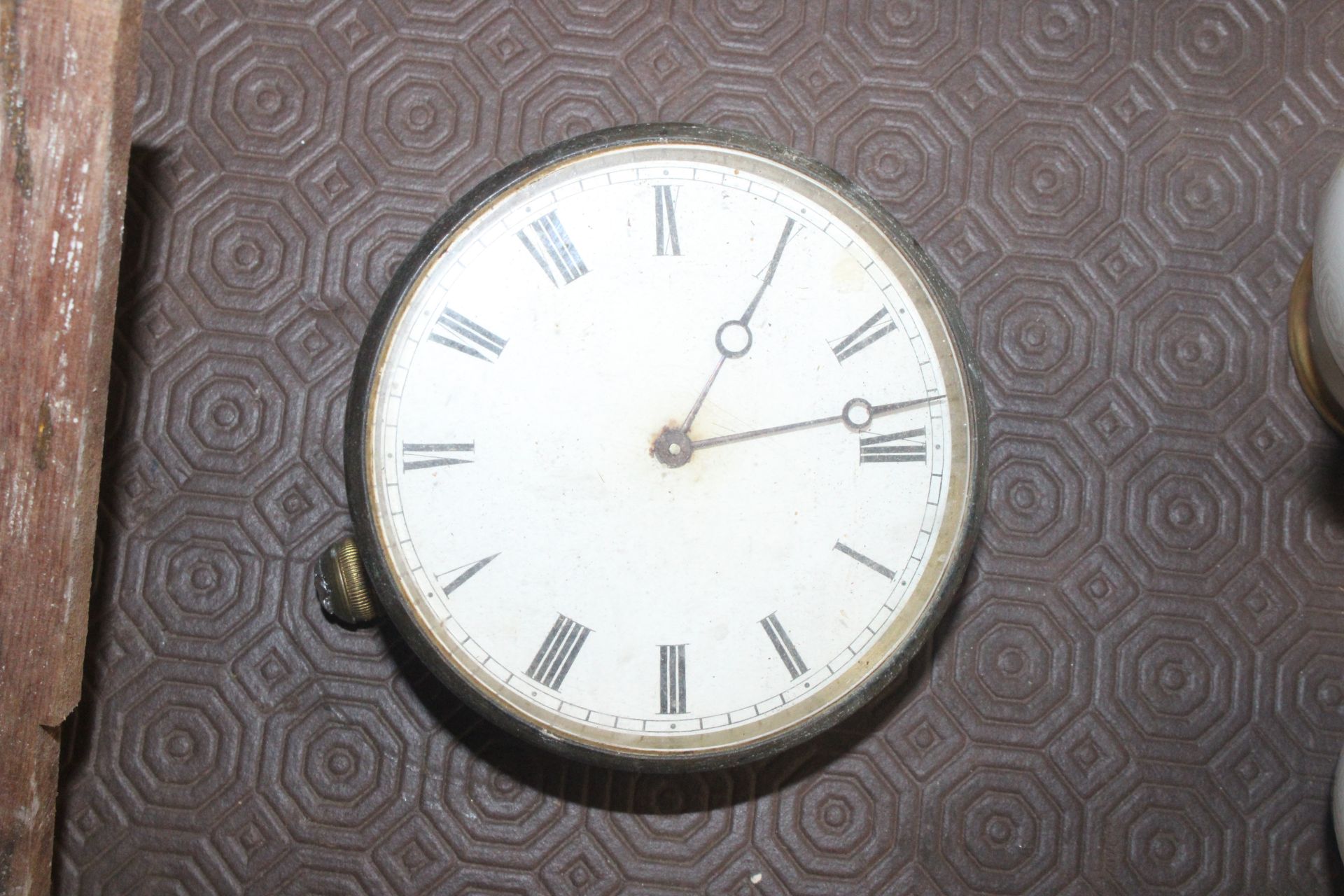 A brass cased carriage timepiece; a 19th Century w - Image 17 of 18