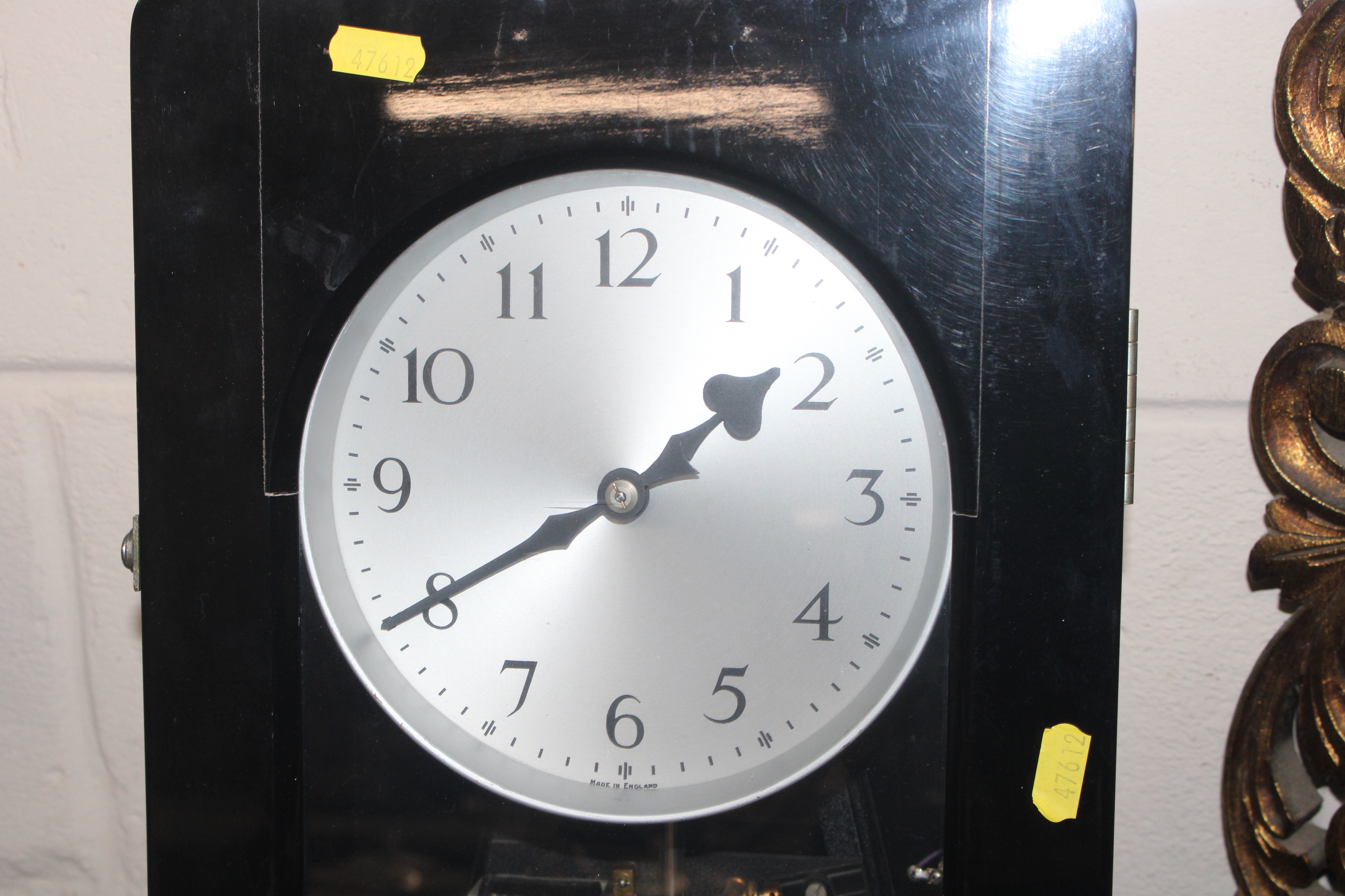 An electric regulator wall clock - Image 2 of 6