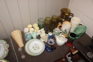 A quantity of various china to include George VI m