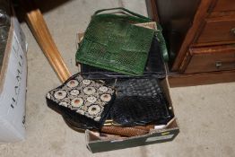 A collection of miscellaneous vintage ladies handb