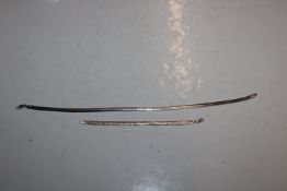 A vintage Sterling silver articulated collared nec