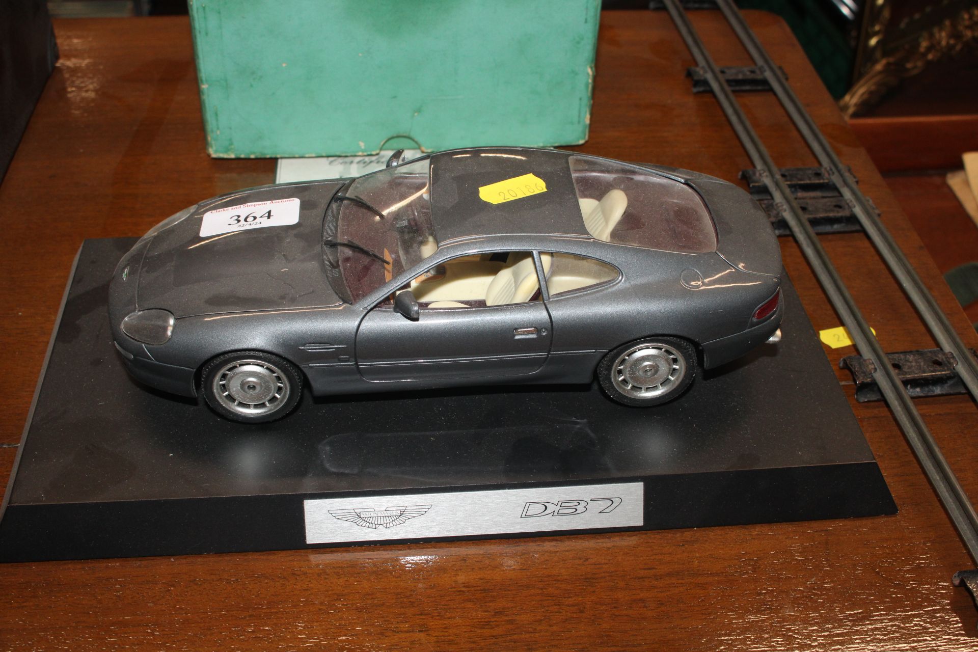 A die-cast model of an Aston Martin DB7 and a Mecc - Image 2 of 4