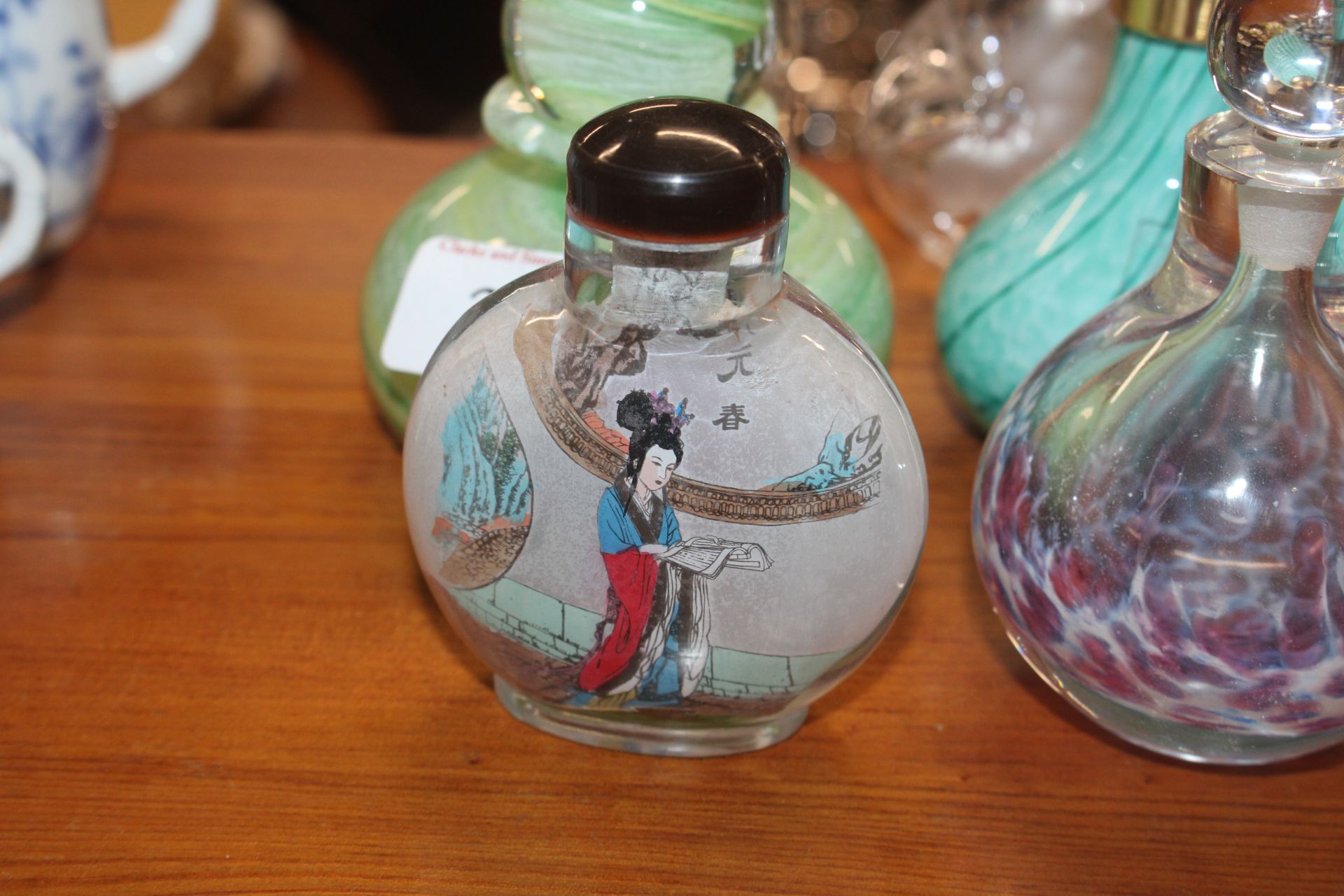 A collection of various scent bottles one having s - Image 10 of 17