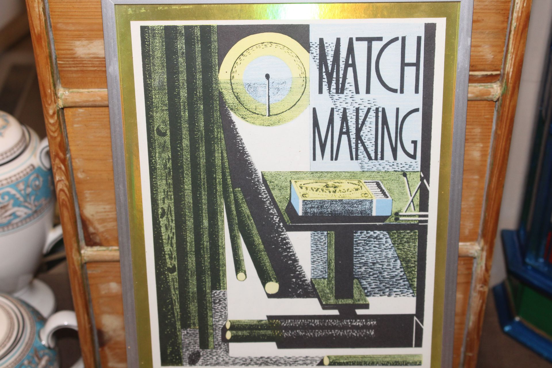 Bryant & May Matchmaking poster by Paul Nash 1931 - Image 2 of 3