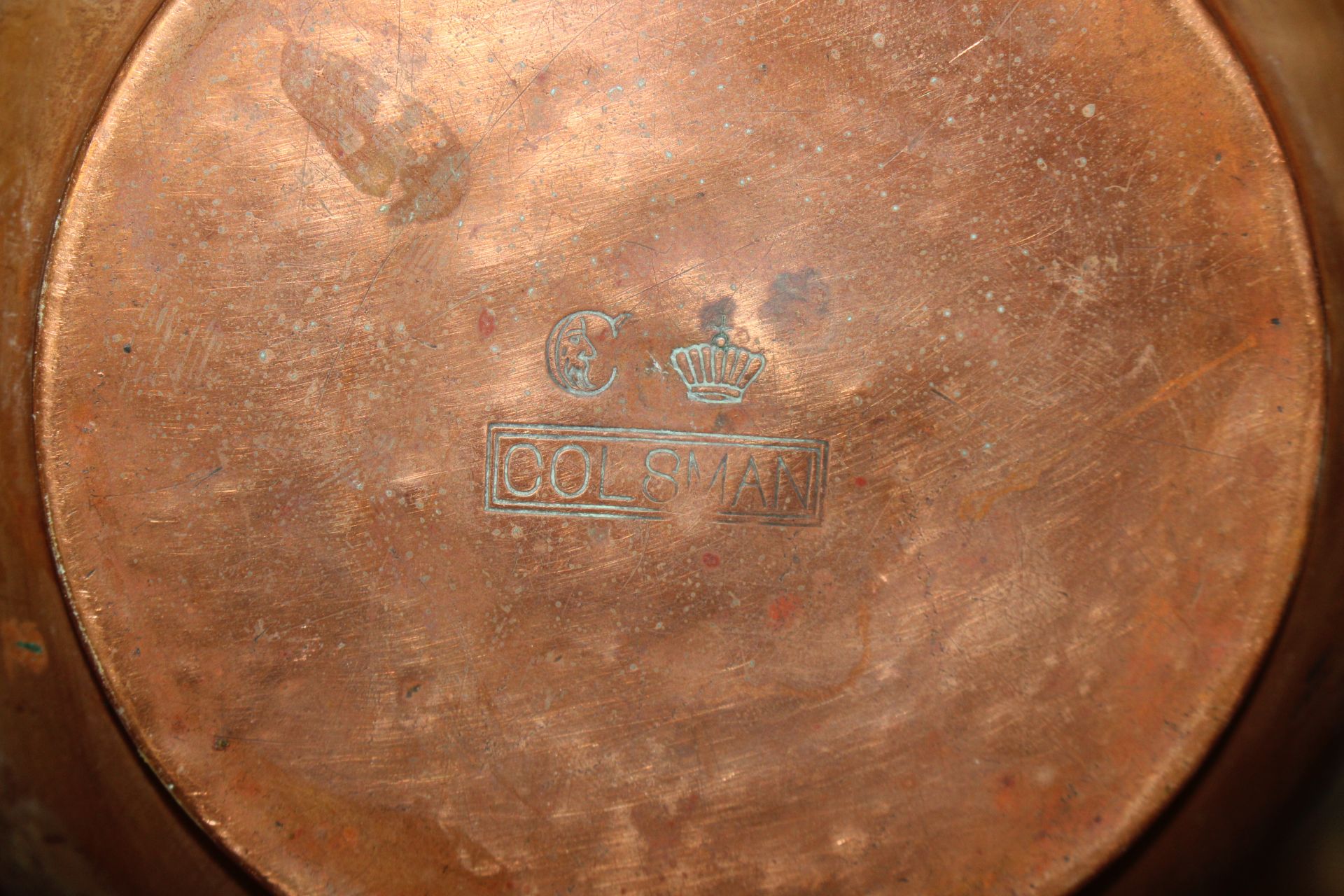 A pair of Colsman copper jardinière's - Image 3 of 3