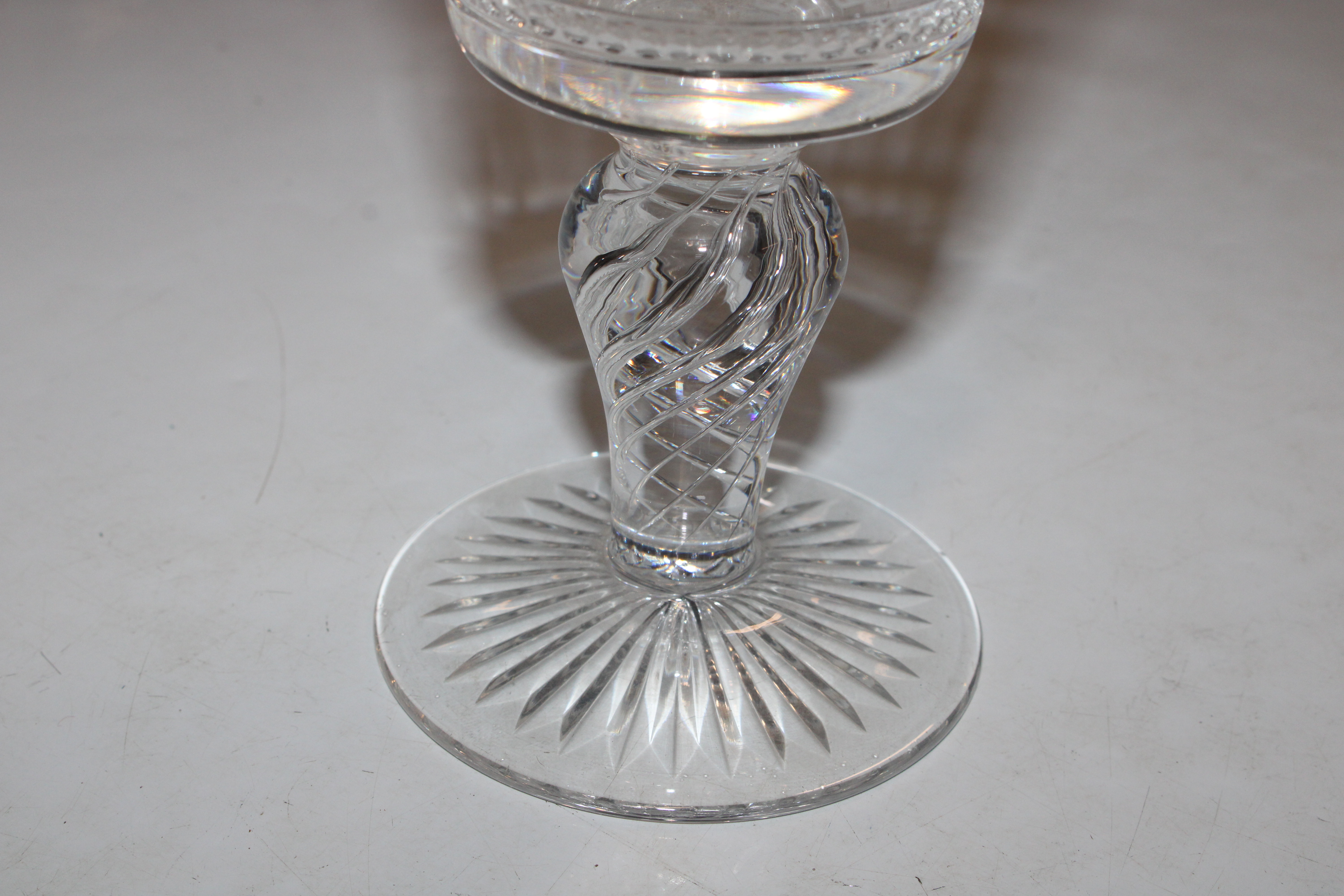 A cut glass celery vase; a large Royal Commemorati - Image 5 of 19