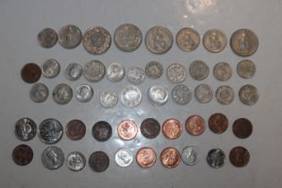 Two containers of Swiss coinage