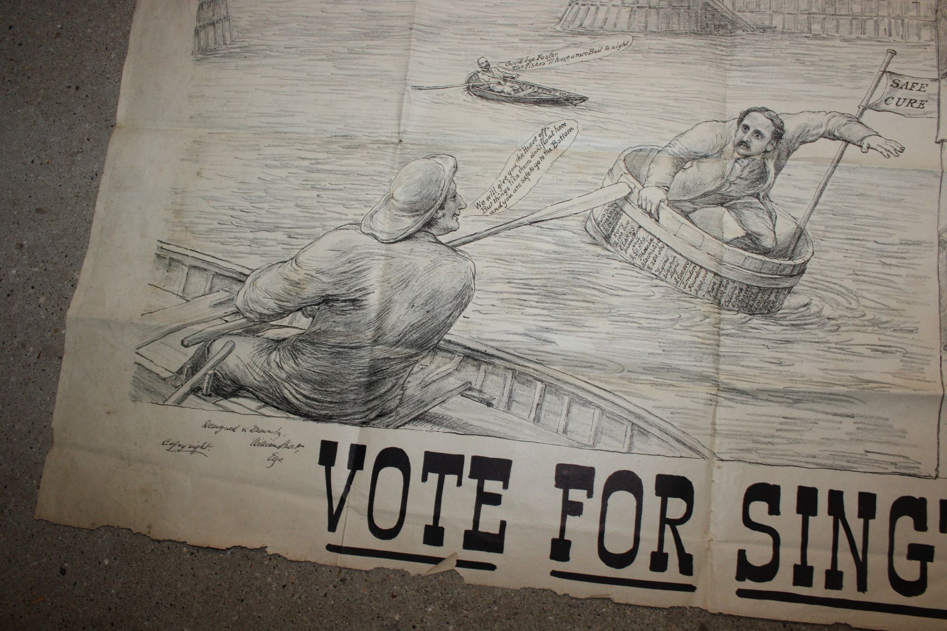 A Political poster "Vote For Signton", designed an - Image 8 of 15