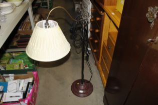 An adjustable standard lamp