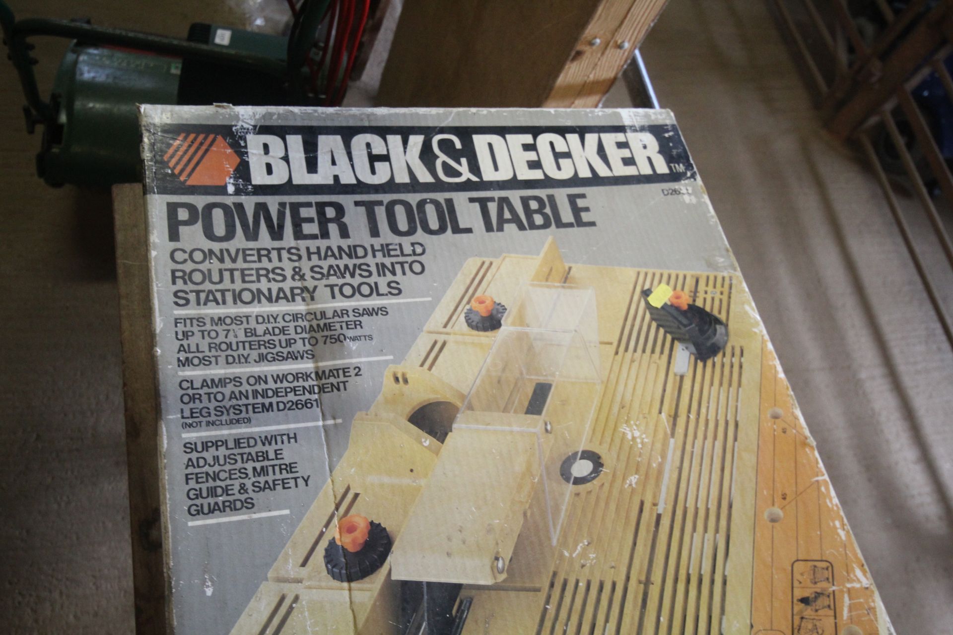 A Black & Decker power tool table in original box - Image 2 of 2