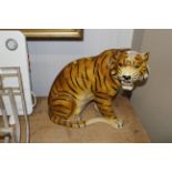 A composite model of a tiger