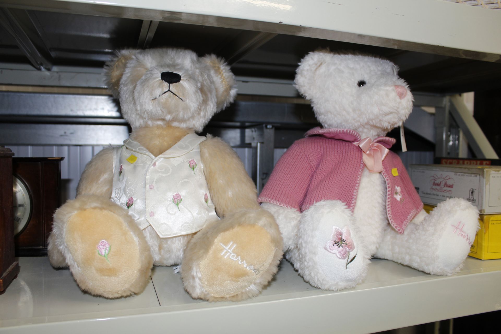 Two Harrods teddy bears
