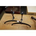 Two reproduction Hotel Paris hat and coat hooks (1