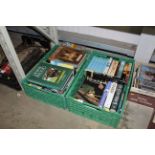 Two boxes of books