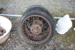 Three various car wheels