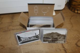 A box of postcards