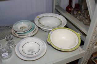 A collection of dessert bowls and tureens