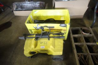 A Karcher K2.20 electric pressure washer with lanc