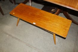 An Ercol style coffee table