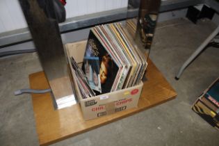 A box of records