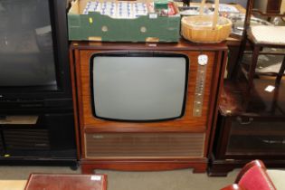 A Decca colour television in cabinet