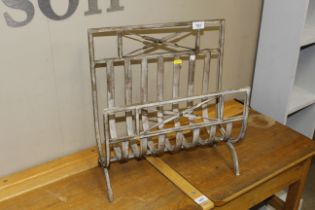 A magazine rack