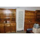 A Laura Ashley glass fronted cabinet