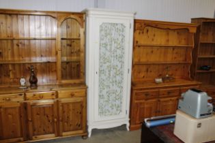 A Laura Ashley glass fronted cabinet