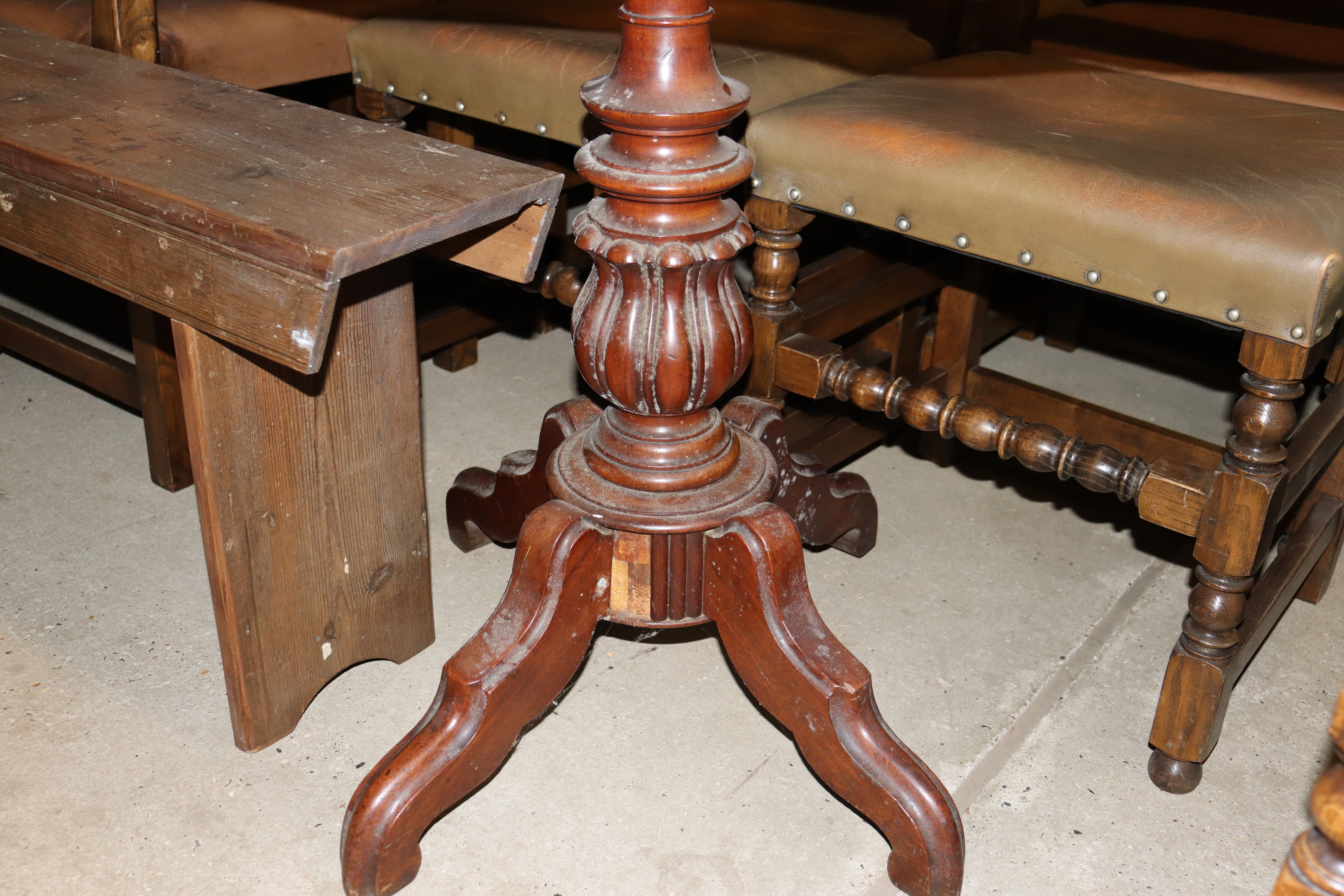 A 19th Century mahogany shape top occasional table - Image 2 of 2