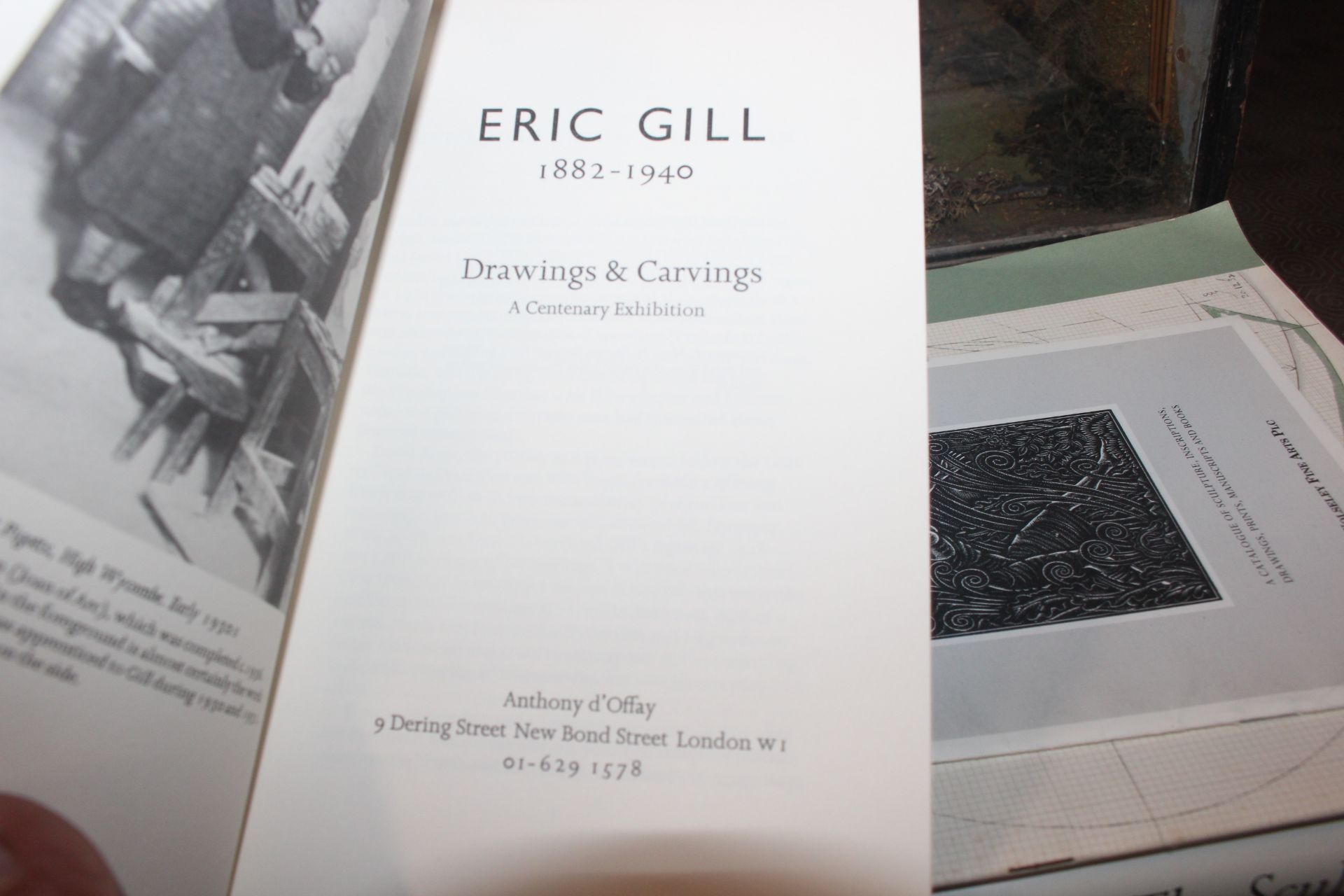 A small collection of Eric Gill books and ephemera - Image 8 of 25