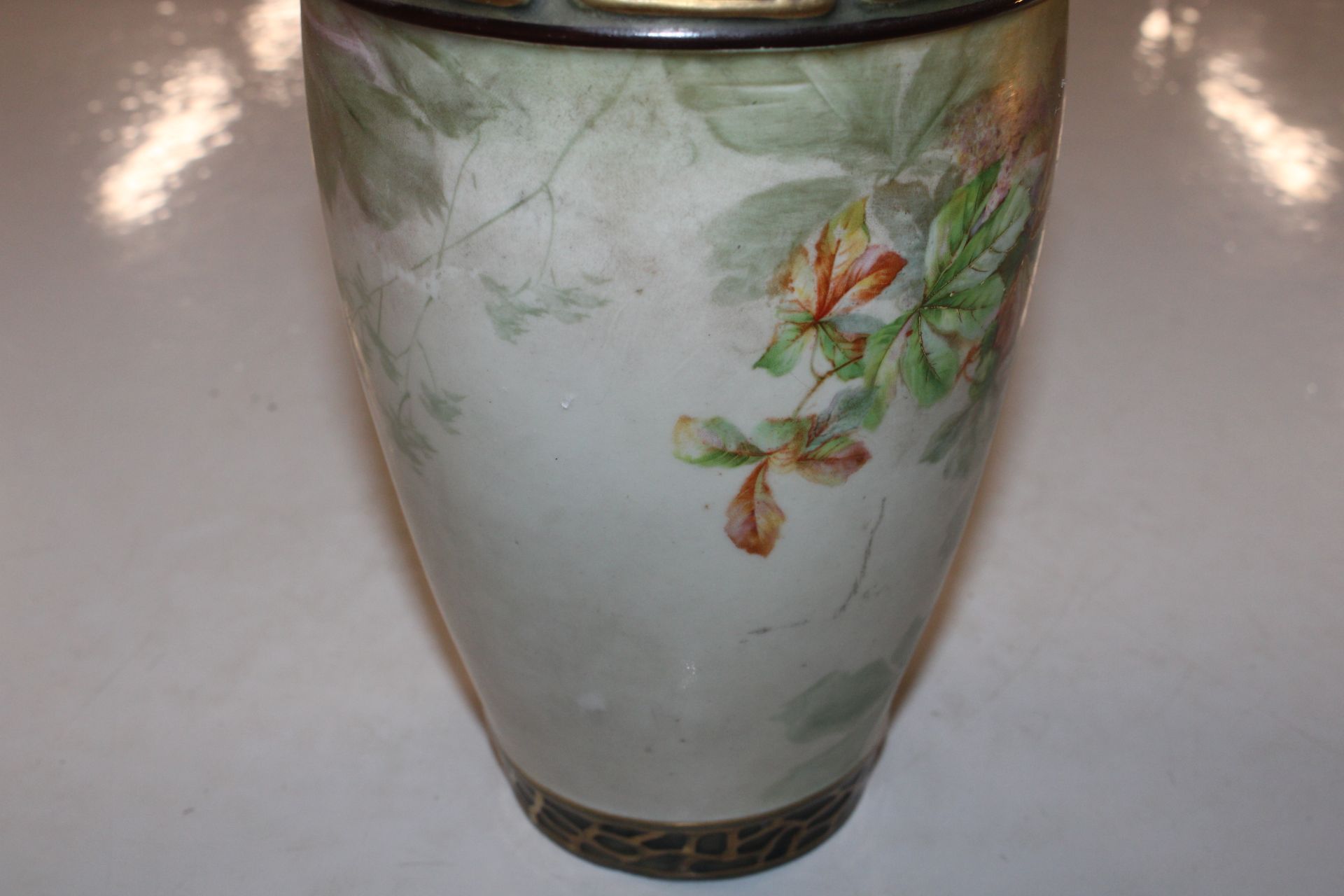 An Alexandra porcelain vase with all over floral d - Image 5 of 9